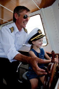 Having fun on the lake - fun for adults and children